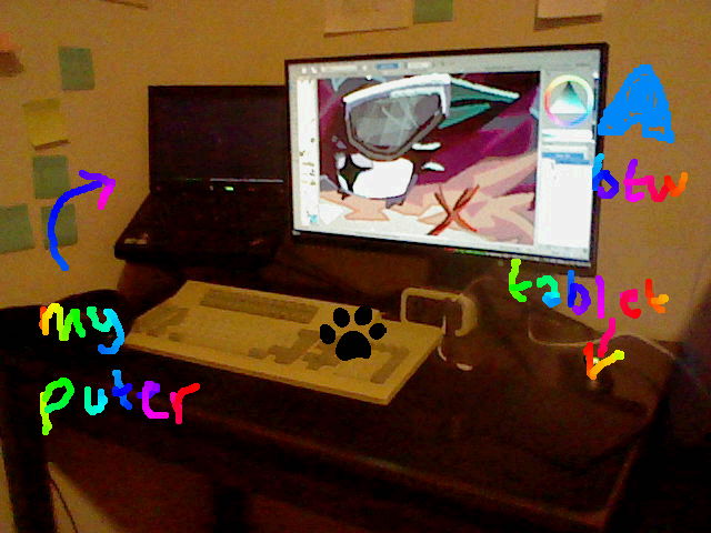My drawing setup